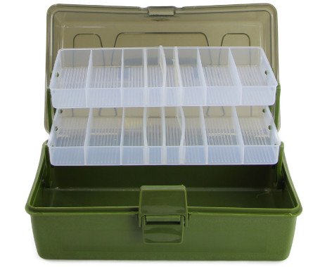 AQUA MARINE - Two Layer Multifunctional Fishing Tackle Box